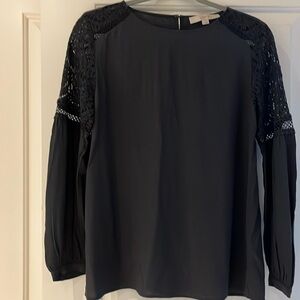 Loft Smokey gray blouse